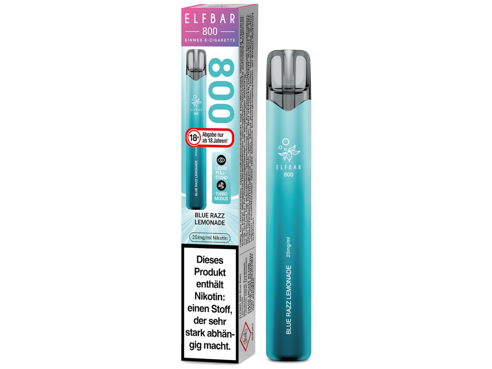 Elfbar 800 Einweg E-Zigarette 20mg - Prefilled