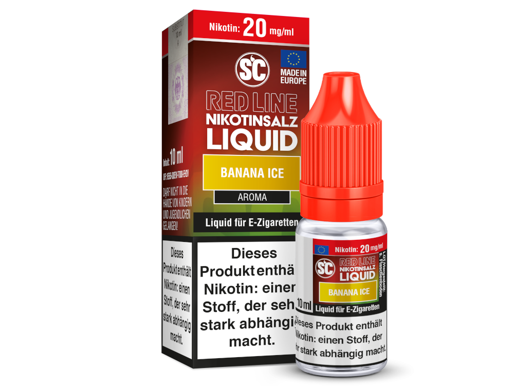 SC Red Line Banana Ice Nikotinsalz-Liquid
