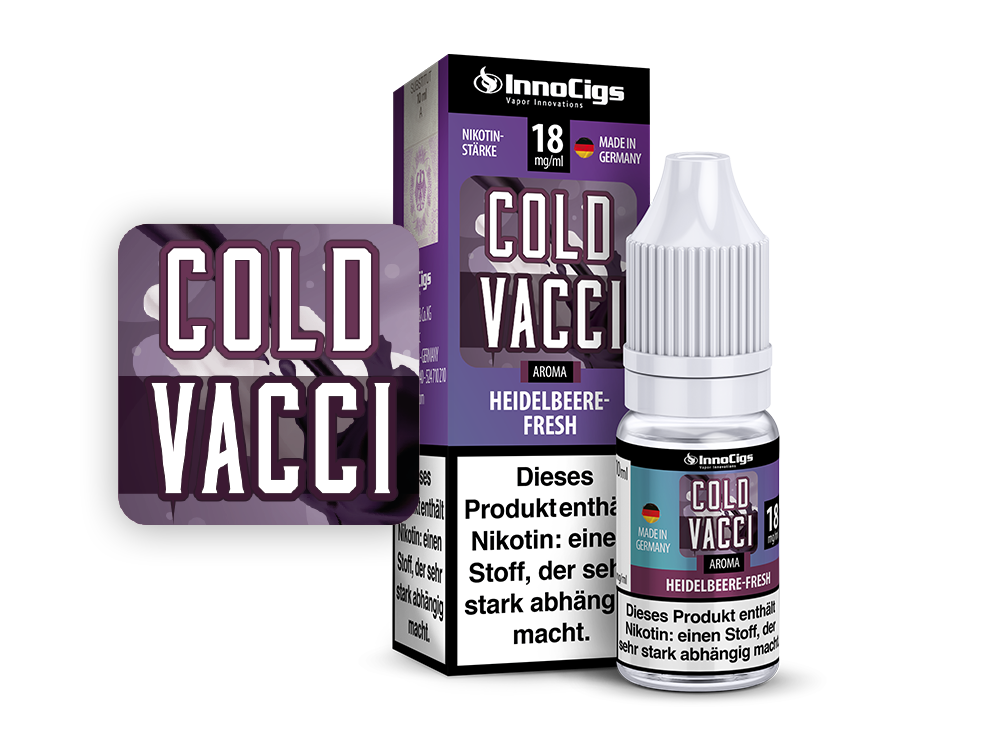 Cold Vacci Heidelbeere-Fresh Aroma E-Liquid 3 mg/ml