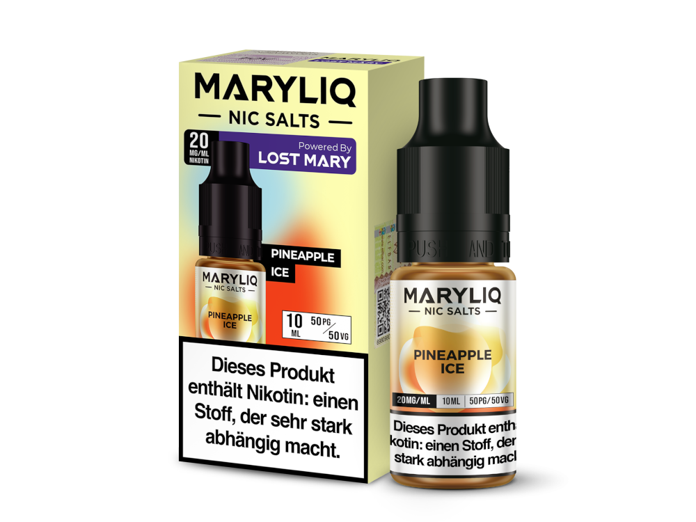 MARYLIQ Nikotinsalz-Liquid Pineapple Ice 20 mg/ml