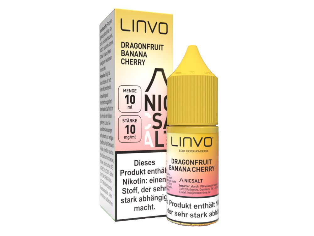 Linvo Nikotinsalz-Liquid Dragonfruit Banana Cherry