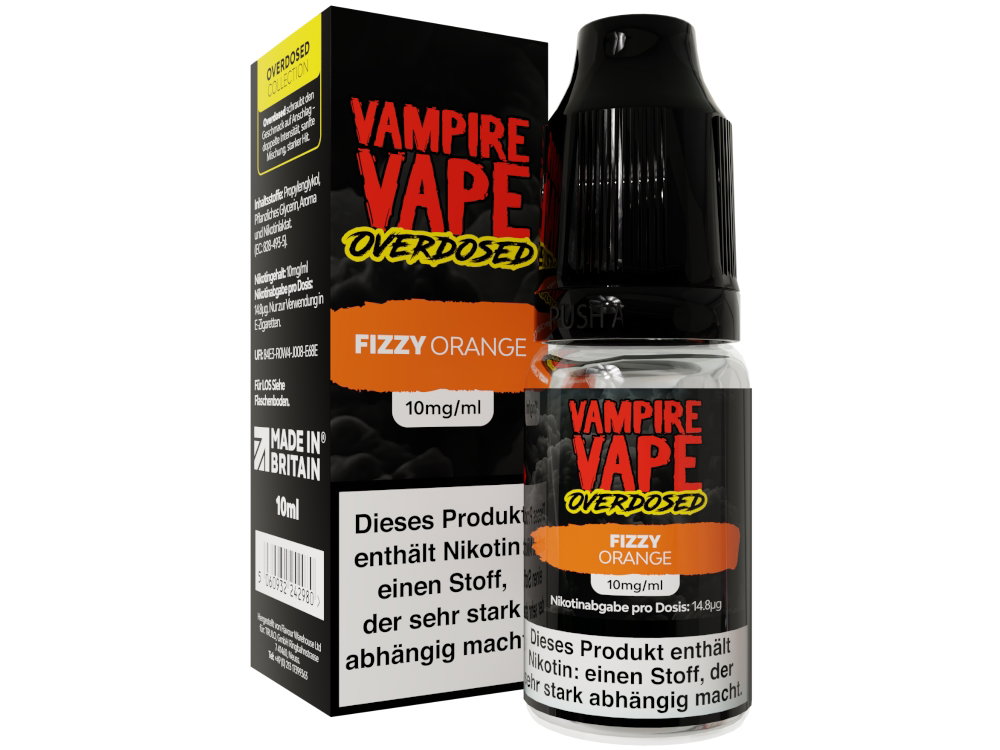 Vampire Vape Overdosed Nikotinsalz-Liquid Fizzy Orange