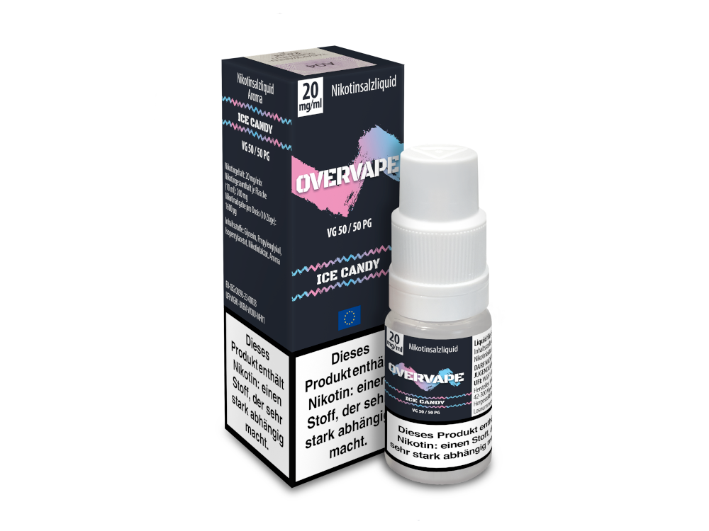 Overvape Nikotinsalz-Liquid Ice Candy 20 mg/ml