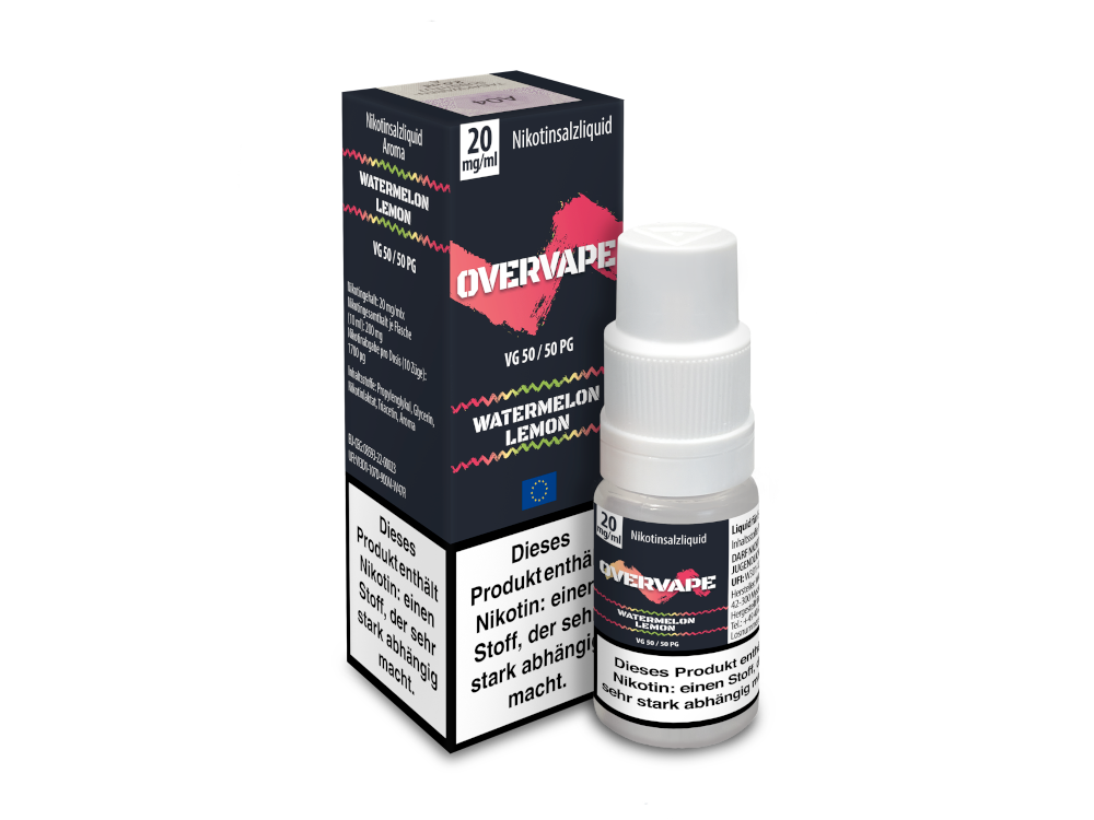 Overvape Nikotinsalz-Liquid Watermelon Lemon 20 mg/ml