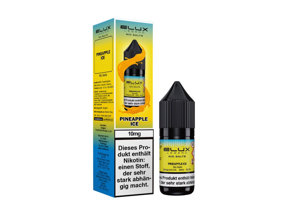 Elux Nikotinsalz-Liquid Pineapple Ice 10 mg/ml