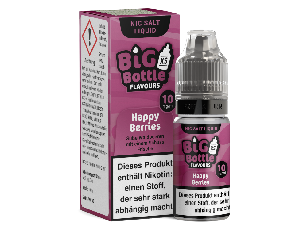 Big Bottle Happy Berries Nikotinsalz-Liquid