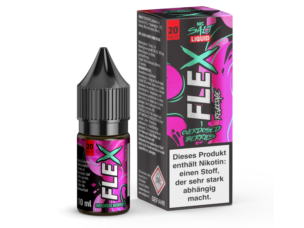 Revoltage FLEX Nikotinsalz-Liquid Berries 20 mg/ml