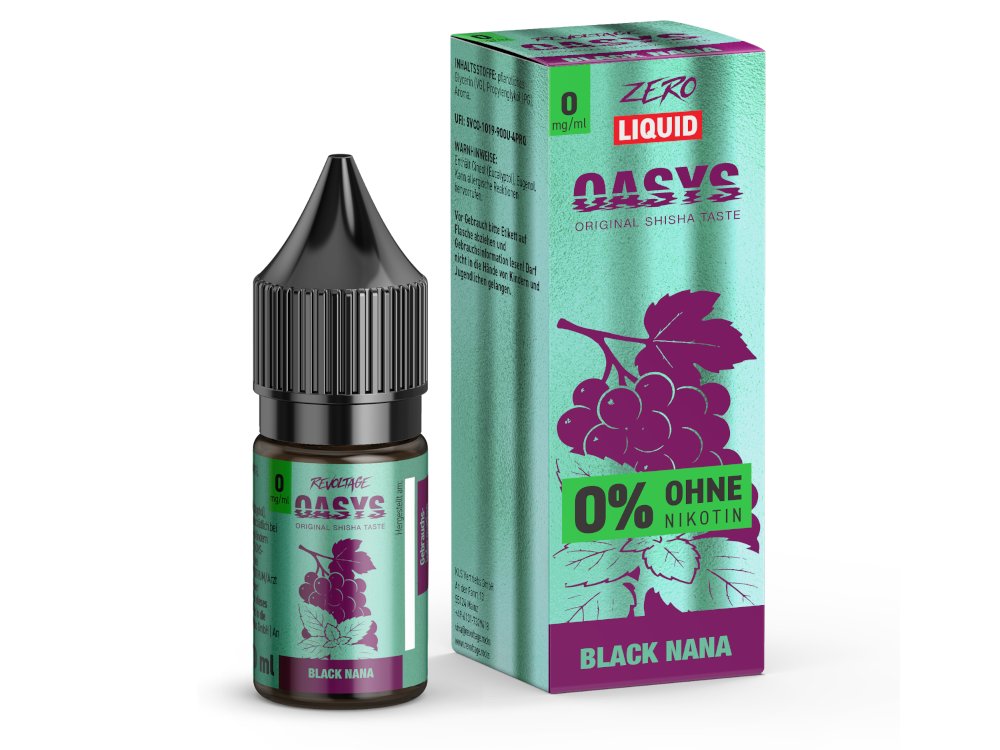 Revoltage OASYS Hybrid-Nikotinsalz-Liquid Black Nana