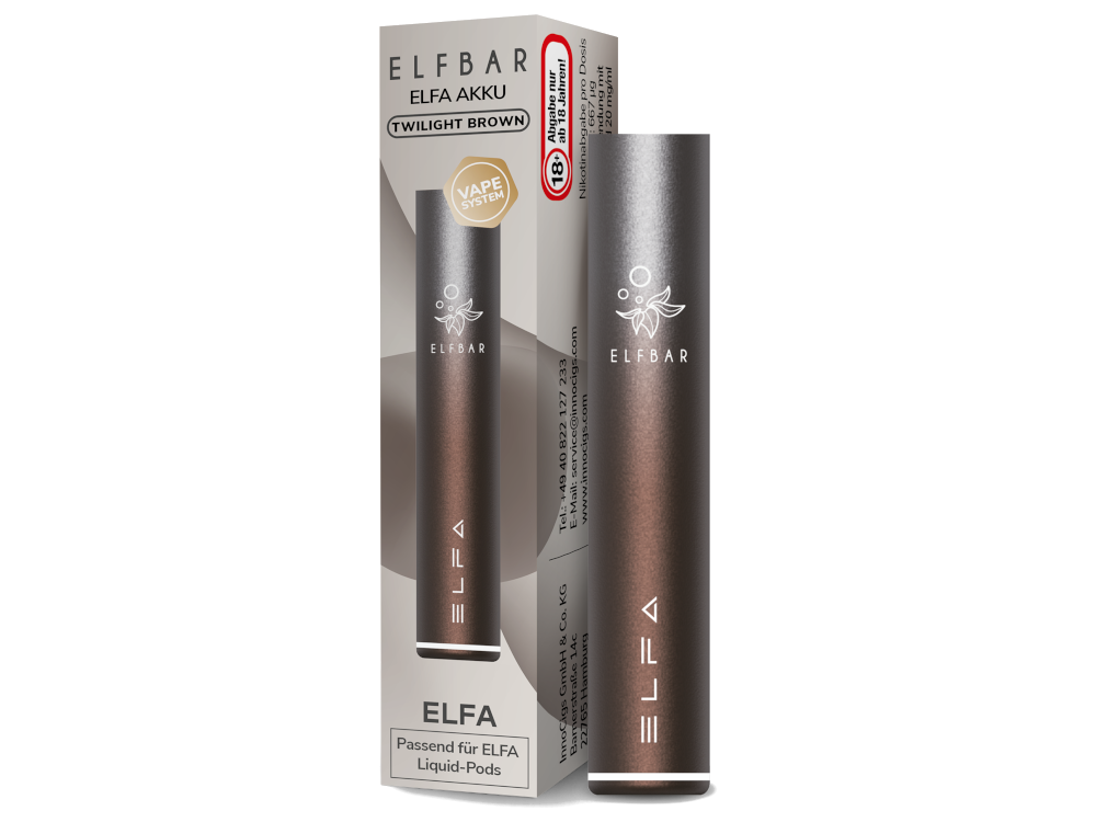 Elfbar Elfa Akku 500 mAh Twilight Brown