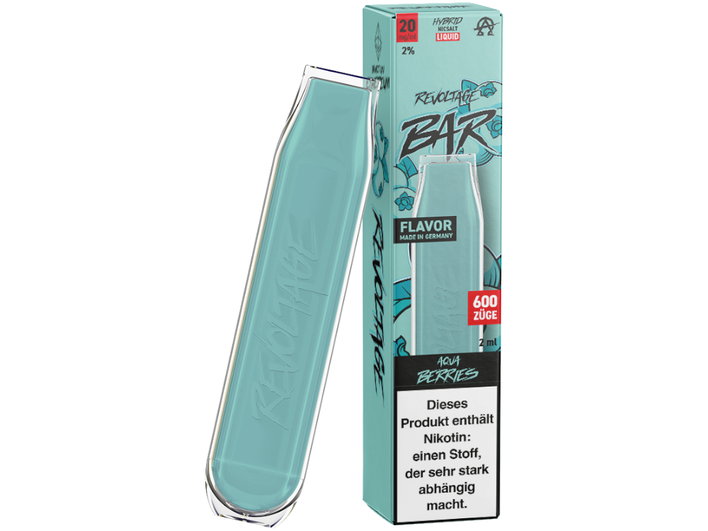 Revoltage Bar Einweg-E-Zigarette Prefilled Yellow Raspberry 20 mg/ml