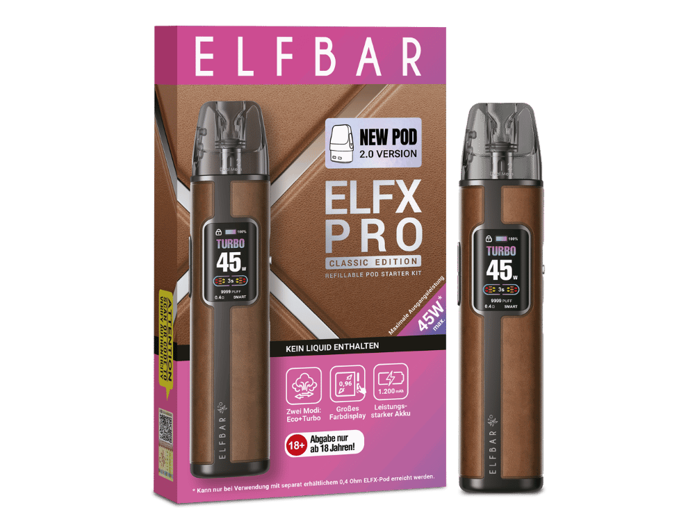 Elfbar Elfx Pro Classic Edition E-Zigaretten-Set