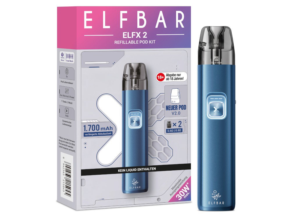 Elfbar Elfx 2 E-Zigaretten-Set
