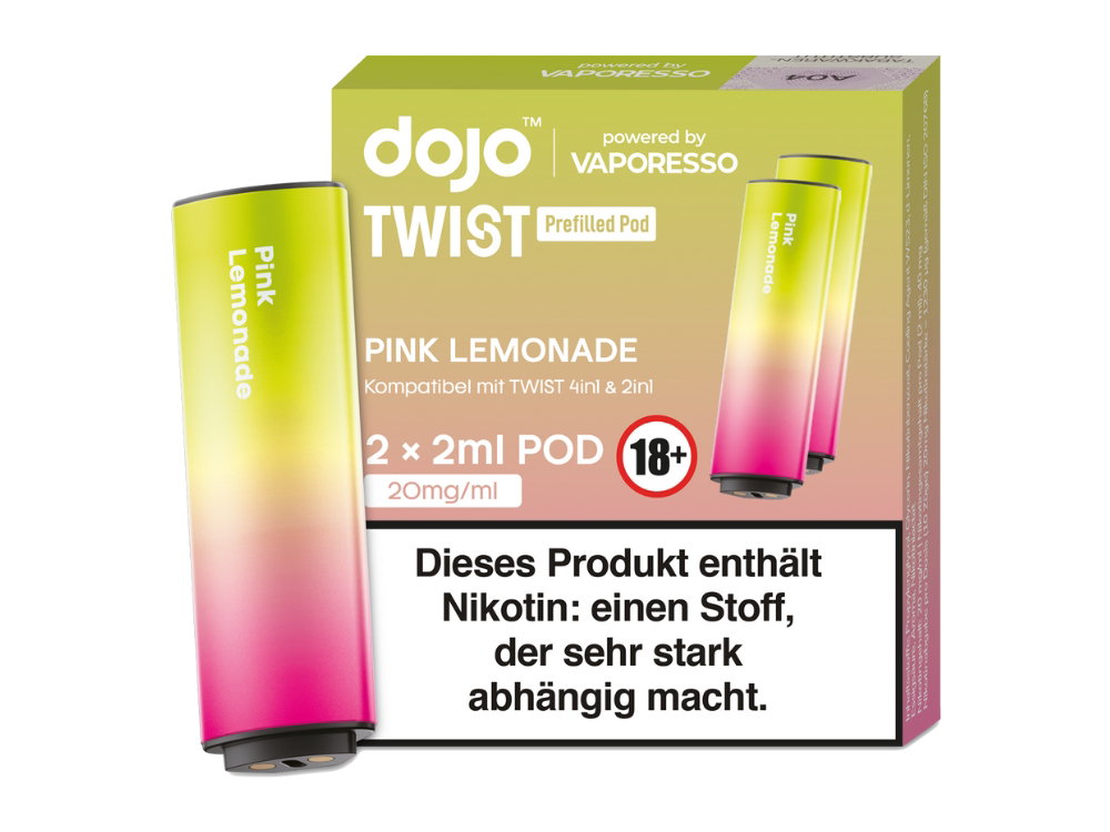 Vaporesso Dojo Twist Pod 20 mg/ml Prefilled Pink Lemonade