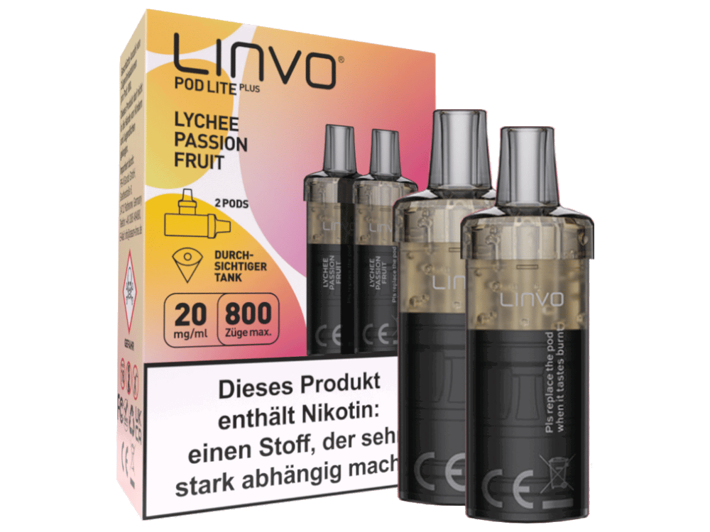 Linvo - Pod Lite Plus Cartridge 20 mg/ml (2 Stück pro Packung) - Prefilled