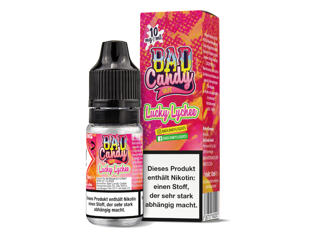 Bad Candy Liquids Lucky Lychee Nikotinsalz-Liquid