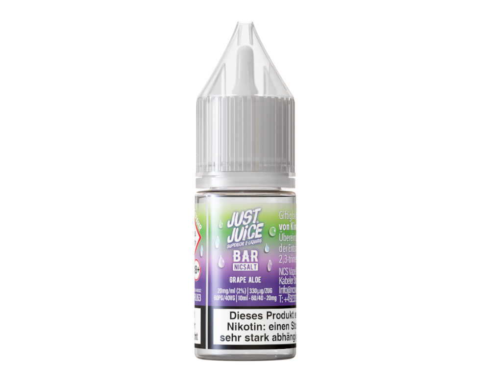 Just Juice Bar Nikotinsalz-Liquid Grape Aloe
