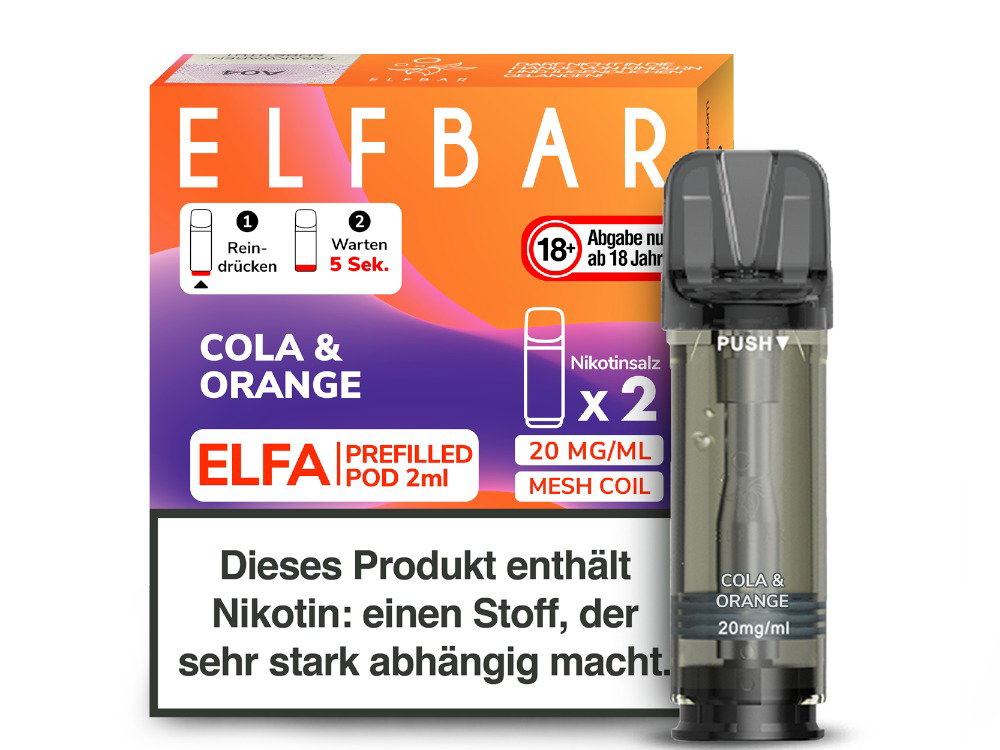 Elfbar Elfa Pod 20 mg/ml Prefilled Cola