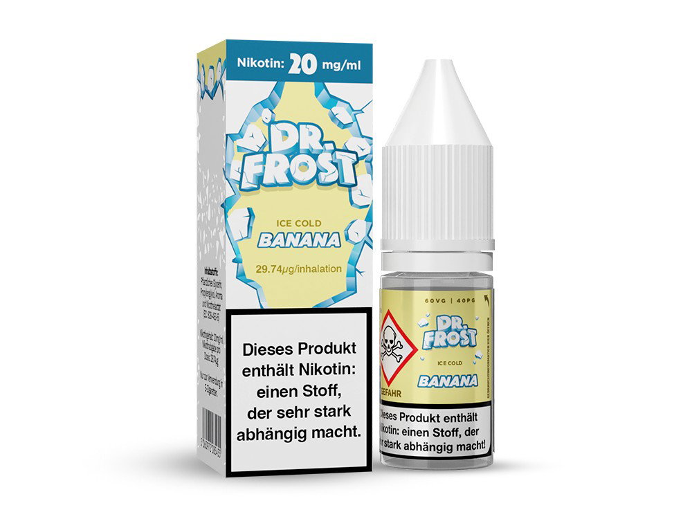Dr. Frost Ice Cold Nikotinsalz-Liquid Banana 20 mg/ml