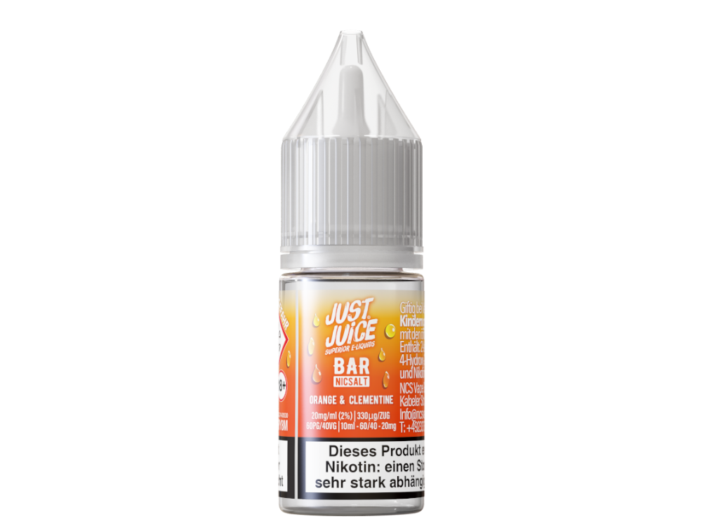 Just Juice Bar Nikotinsalz-Liquid Orange & Clementine