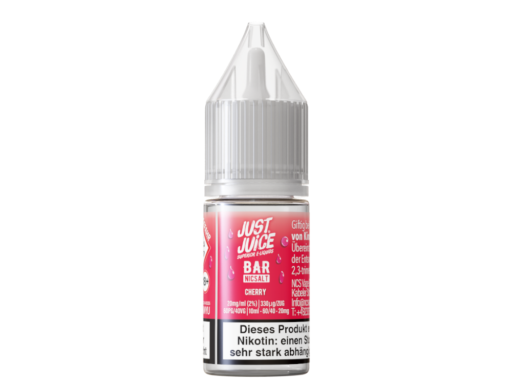 Just Juice Bar Nikotinsalz-Liquid Cherry