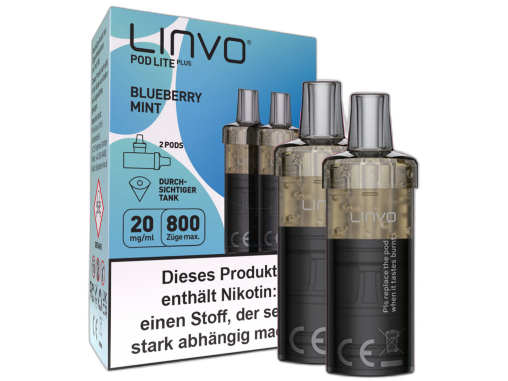 Linvo - Pod Lite Plus Cartridge 20 mg/ml (2 Stück pro Packung) - Prefilled