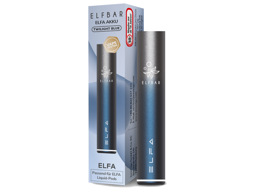 Elfbar Elfa Akku 500 mAh Twilight Blue