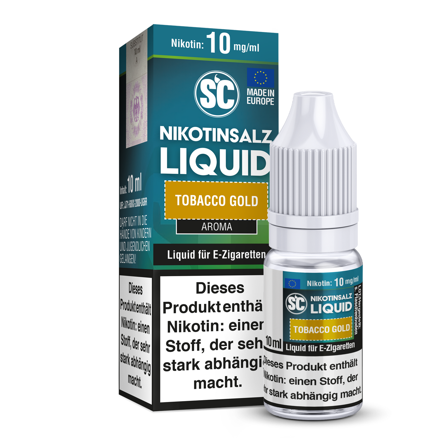 SC Tobacco Gold Nikotinsalz-Liquid