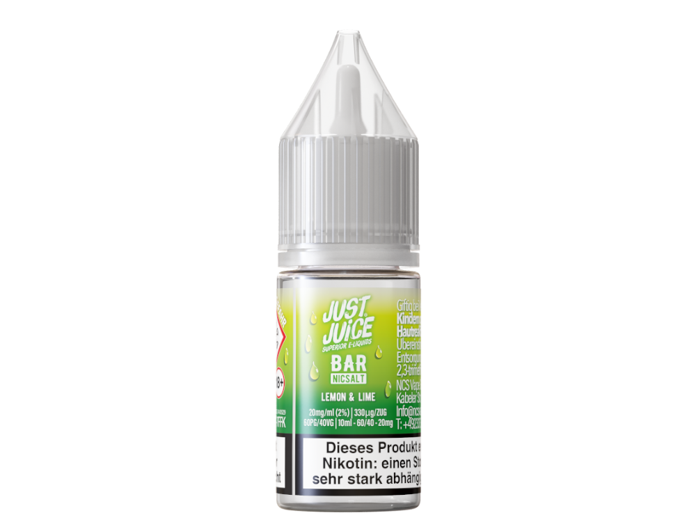 Just Juice Bar Nikotinsalz-Liquid Lemon & Lime