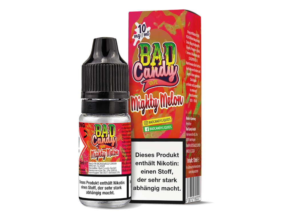 Bad Candy Liquids Mighty Melon Nikotinsalz-Liquid