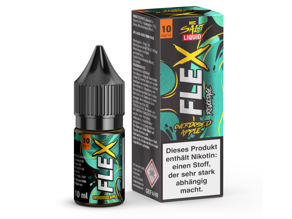 Revoltage FLEX Nikotinsalz-Liquid Apple 10 mg/ml