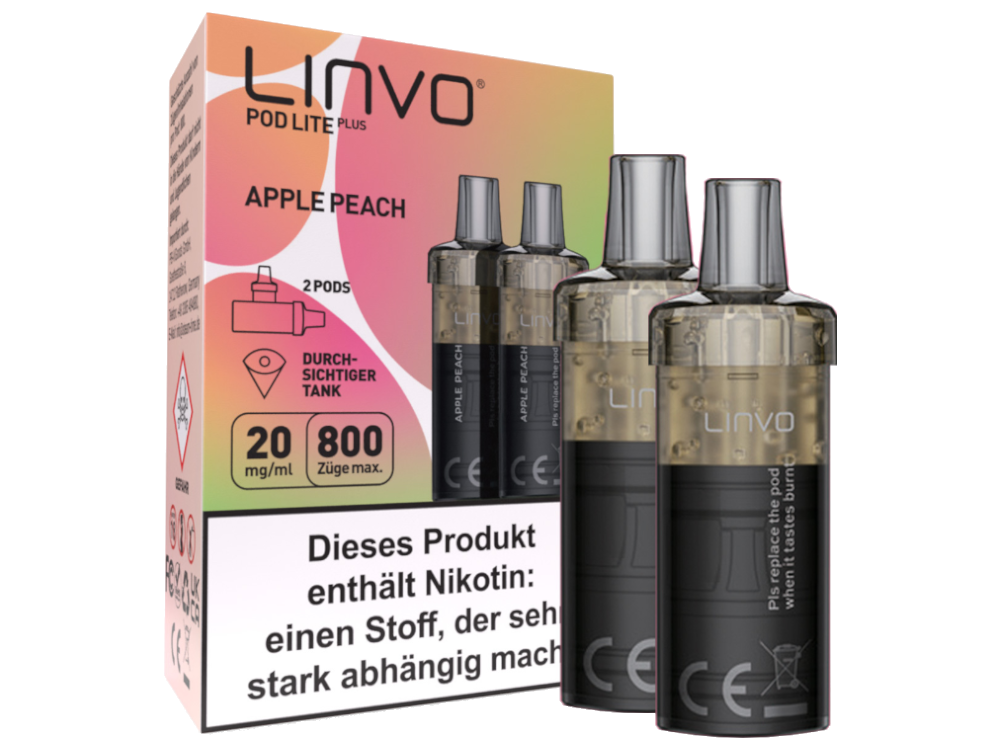 Linvo - Pod Lite Plus Cartridge 20 mg/ml (2 Stück pro Packung) - Prefilled