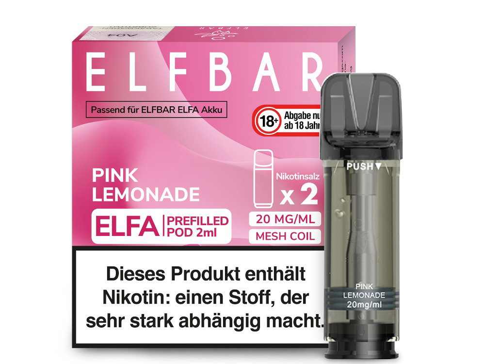 Elfbar Elfa Pod 20 mg/ml Prefilled Pink Lemonade