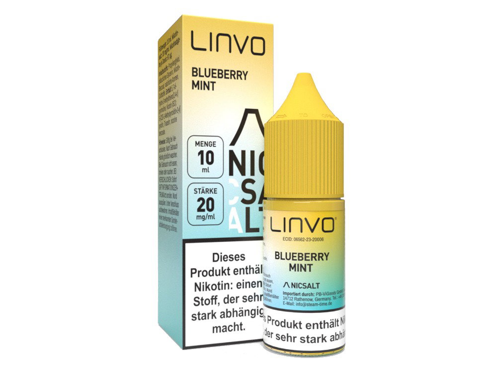 Linvo Nikotinsalz-Liquid Blueberry Mint 20 mg/ml