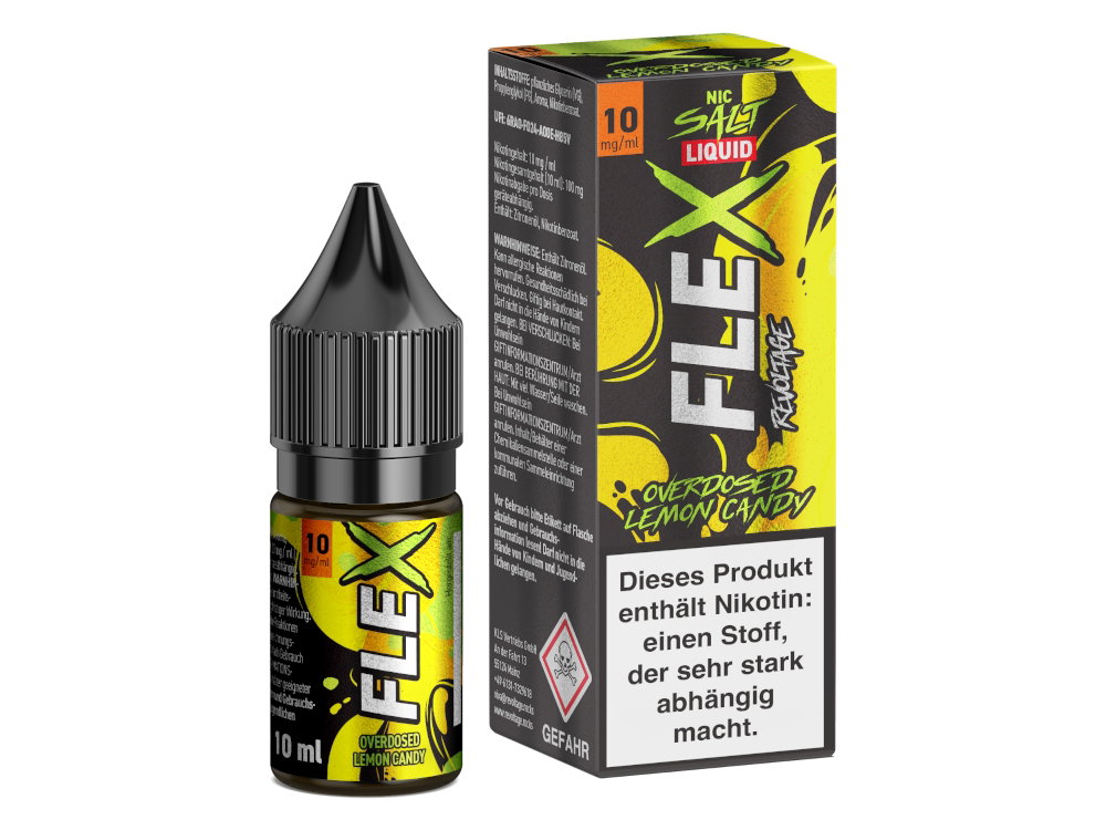 Revoltage FLEX Nikotinsalz-Liquid Lemon Candy 10 mg/ml