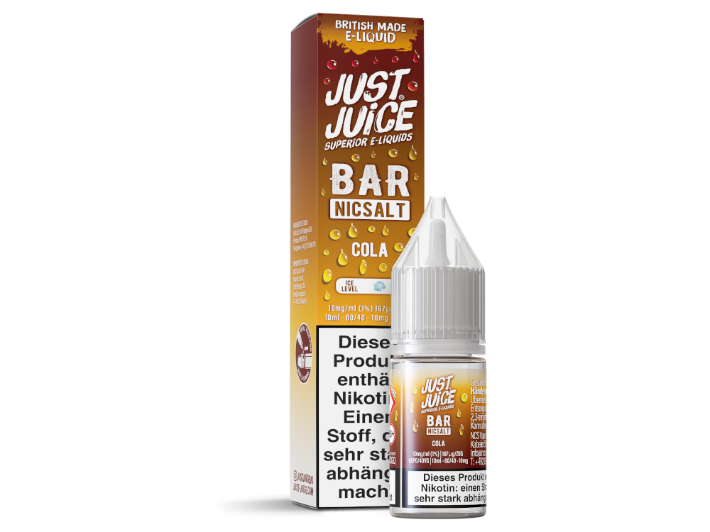 Just Juice Bar Nikotinsalz-Liquid Cola 10 mg/ml