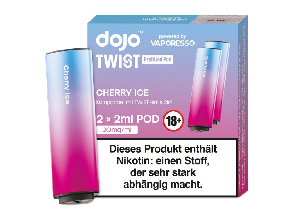 Vaporesso Dojo Twist Pod 20 mg/ml Prefilled Cherry Ice