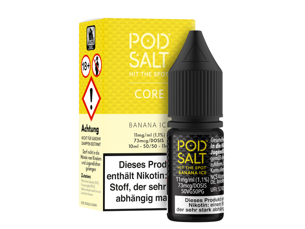 Pod Salt Core Nikotinsalz-Liquid Banana Ice