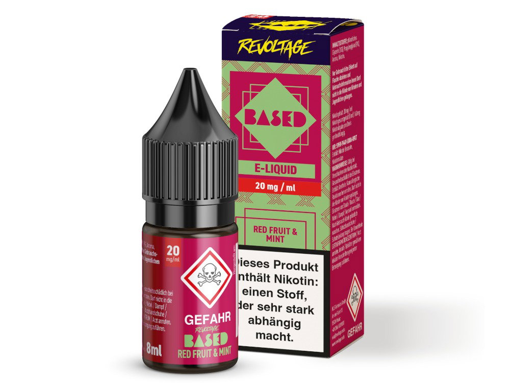Revoltage BASED Hybrid-Nikotinsalz-Liquid Red Fruit Mint