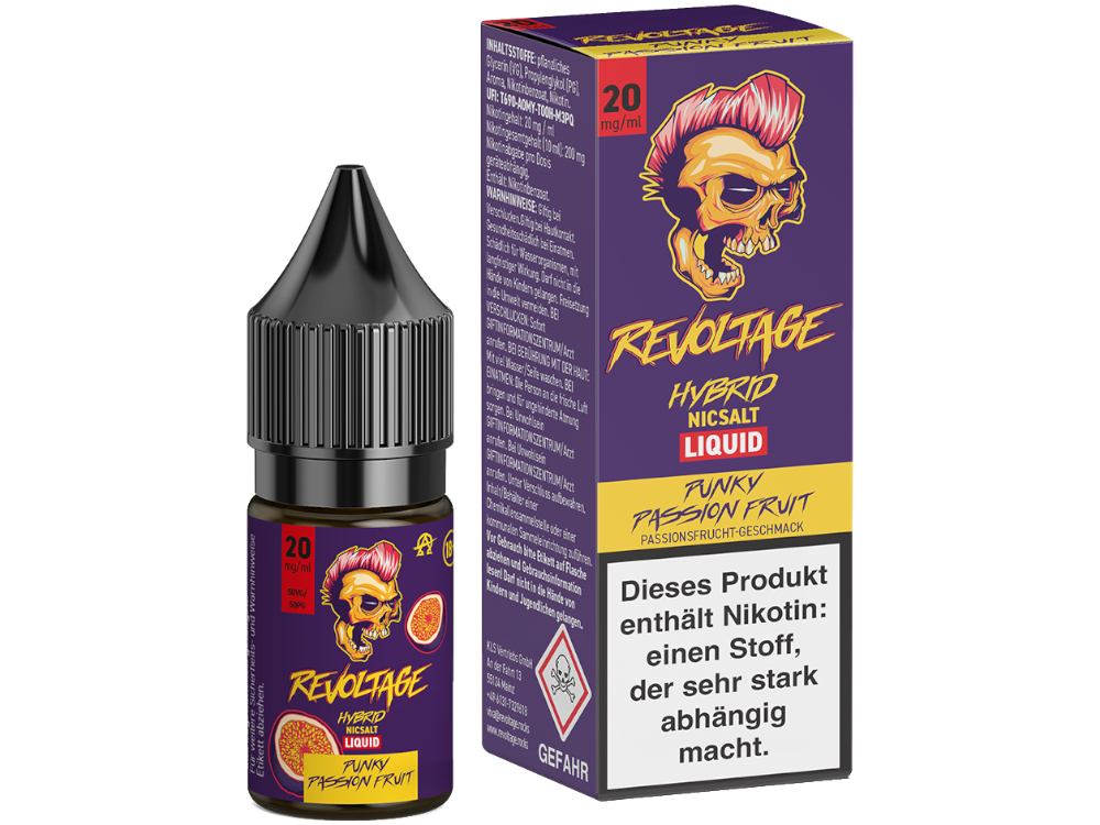 Revoltage Hybrid-Nikotinsalz-Liquid Punky Passion Fruit 20 mg/ml
