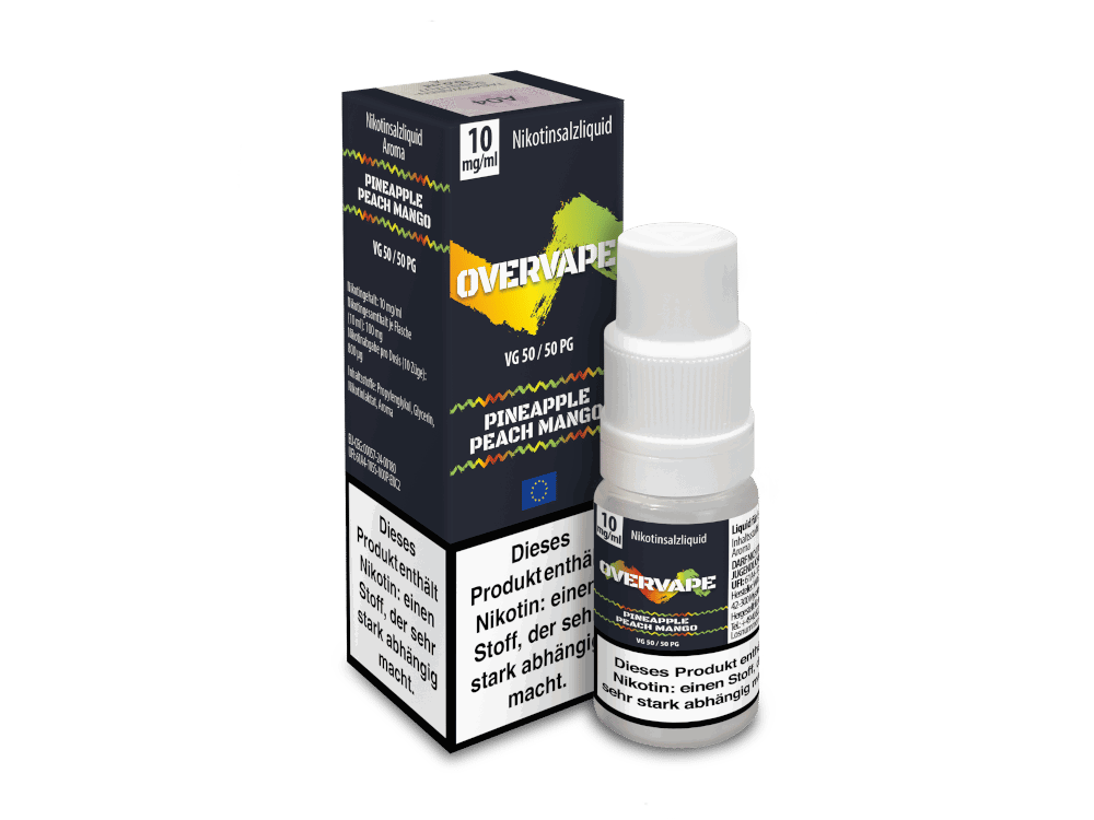 Overvape - Nikotinsalz Liquid - Pineapple Peach Mango