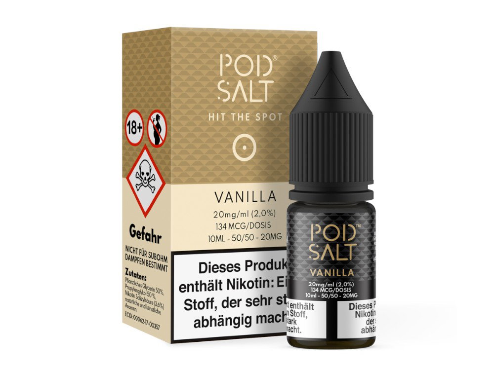 Pod Salt Vanilla Nikotinsalz-Liquid 20 mg/ml