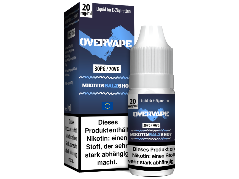 Overvape Nikotinsalz Shot 30PG / 70VG 20 mg/ml