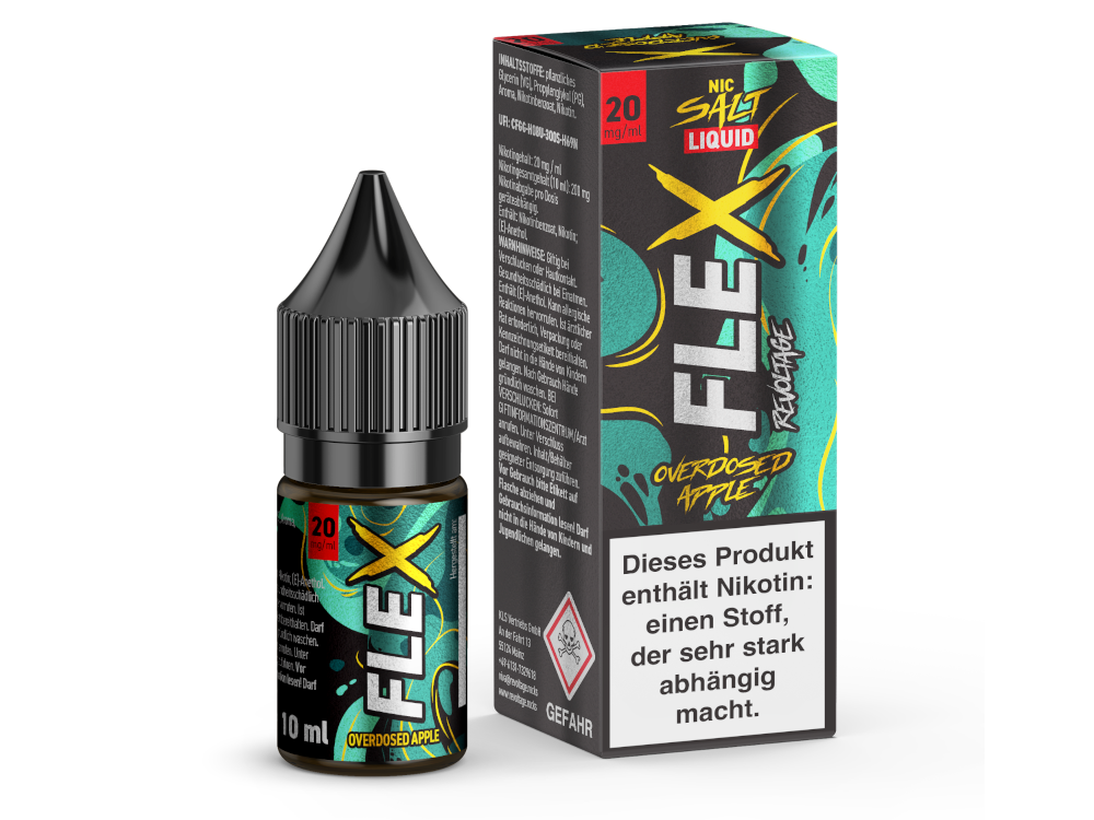 Revoltage FLEX Nikotinsalz-Liquid Apple 20 mg/ml