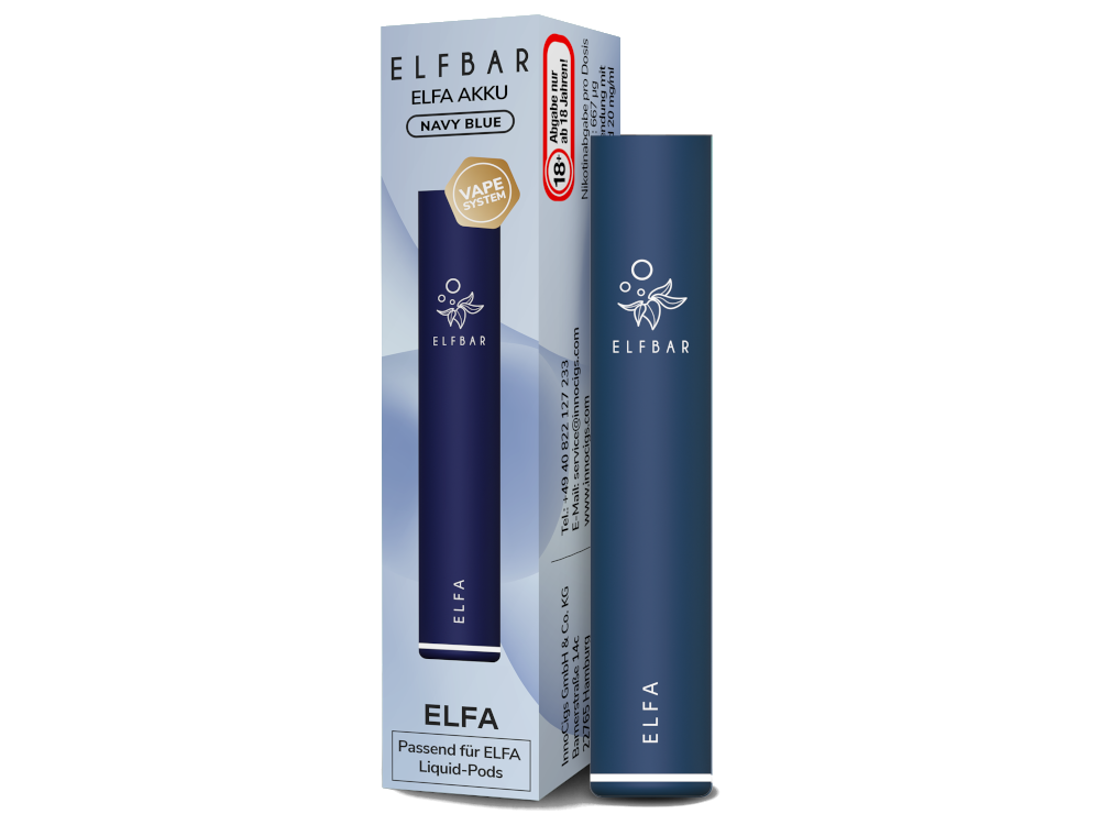 Elfbar Elfa Akku 500 mAh Navy Blue