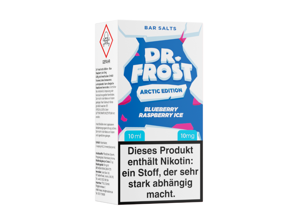 Dr. Frost Arctic Edition Nikotinsalz-Liquid Blueberry Raspberry Ice