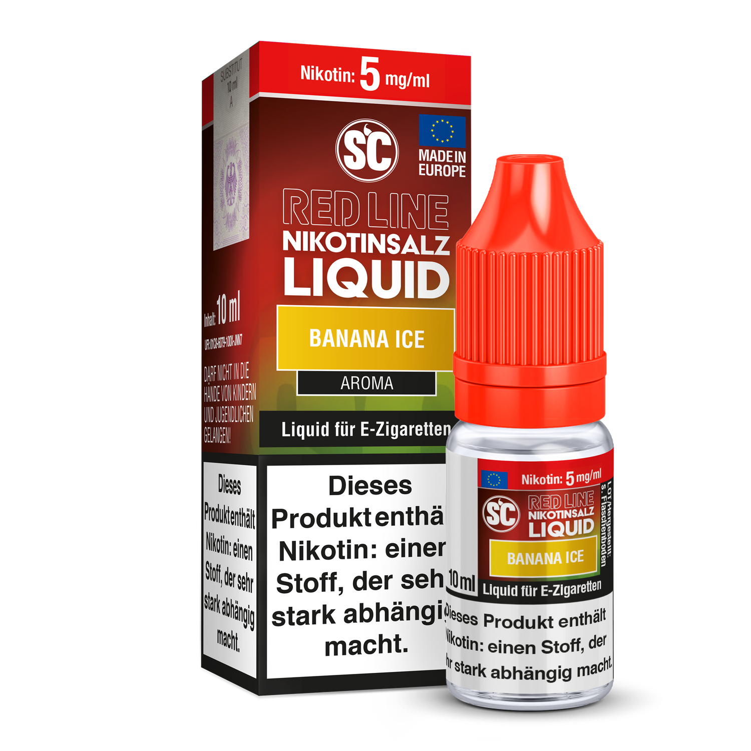 SC Red Line Banana Ice Nikotinsalz-Liquid 5 mg/ml