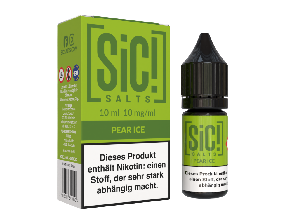 SiC! Salts - Nikotinsalz Liquid - Pear Ice