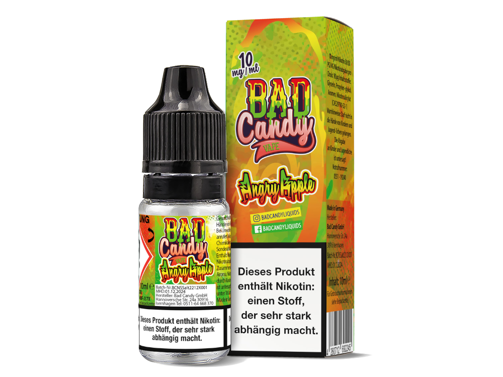 Bad Candy Liquids Angry Apple Nikotinsalz-Liquid