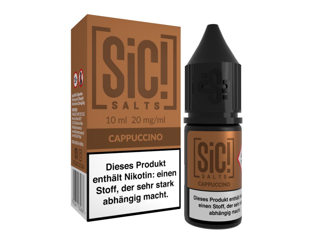 SiC! Salts Nikotinsalz-Liquid Cappuccino 20 mg/ml