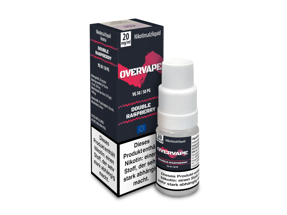 Overvape Nikotinsalz-Liquid Double Raspberry 20 mg/ml